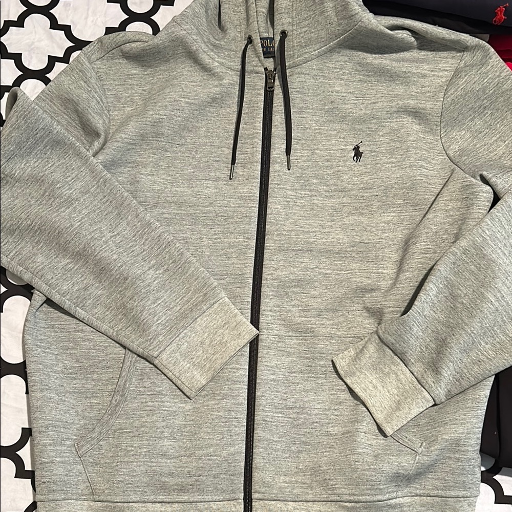 Polo by Ralph Lauren Men's Gray Hoodie Sweater